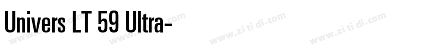 Univers LT 59 Ultra字体转换 Univers LT 59 Ultra字体转换